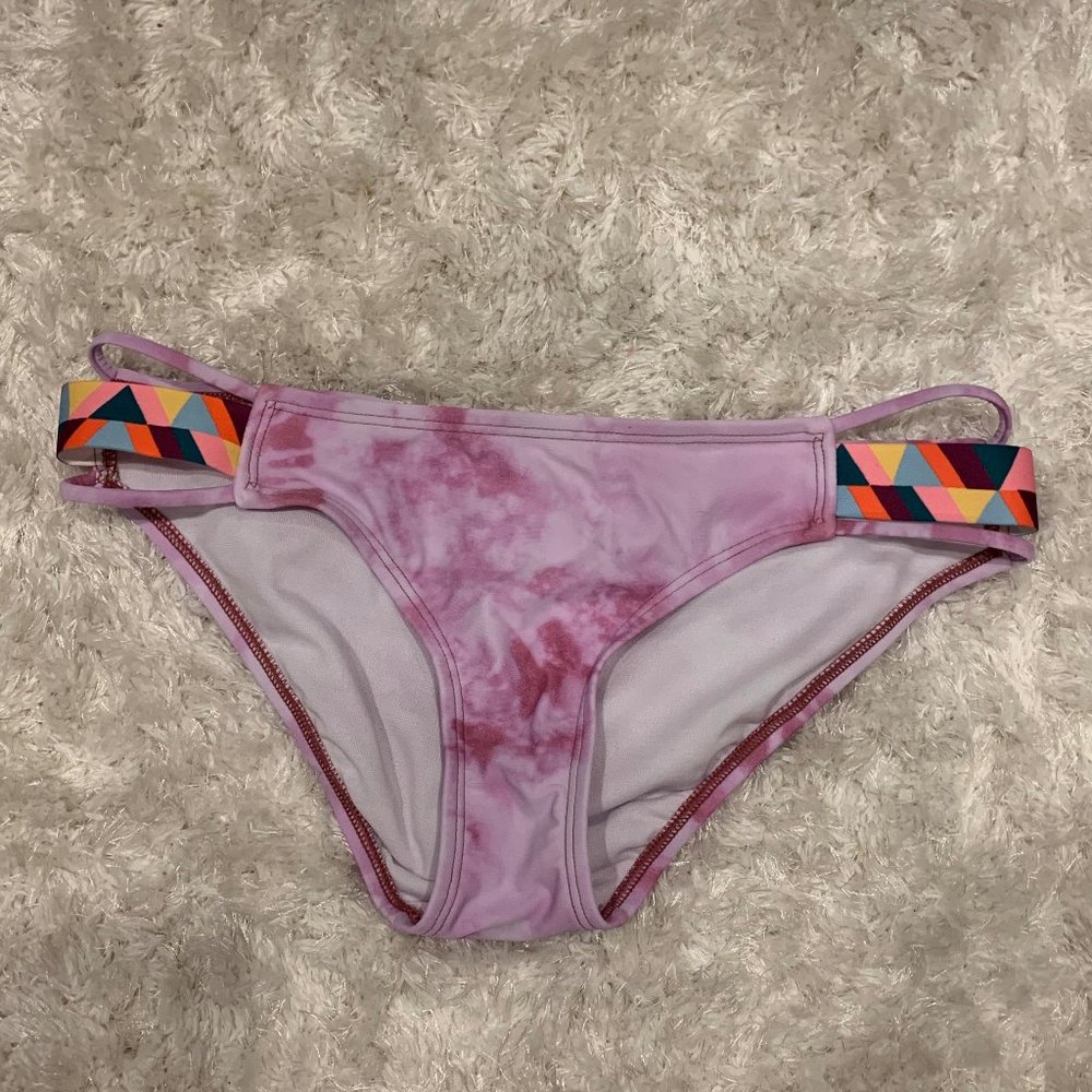 Purple Tie Dye Bikini Bottom